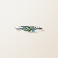 Mint Blossom Cluster Ring