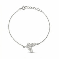 Butterfly Anklet Made With Pure 925 Silver