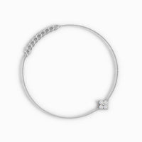 Diamond Studded Anklet Made With Pure 925 Silver