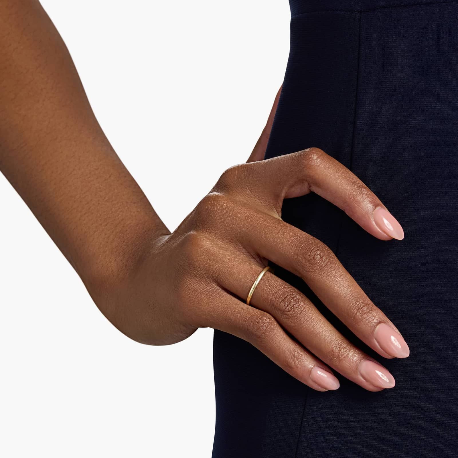 Classic Wedding Ring in Yellow Gold & White Gold (2mm)