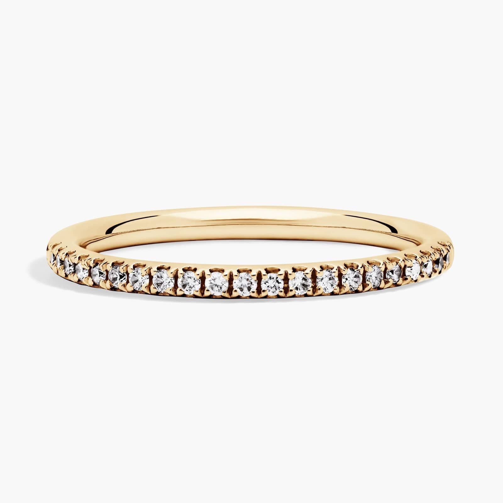 Riviera Pavé Diamond Ring In 10K 14K 18K Gold