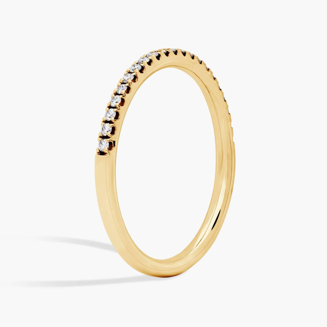 Riviera Pavé Diamond Ring In 10K 14K 18K Gold