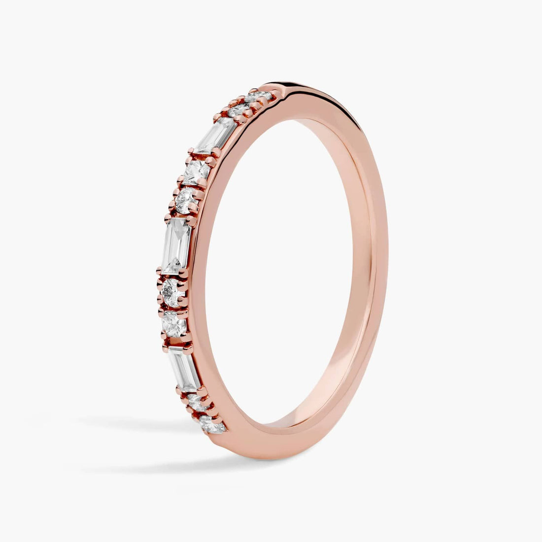 Dot Dash Diamond Ring in Yellow Gold / Rose Gold / White Gold