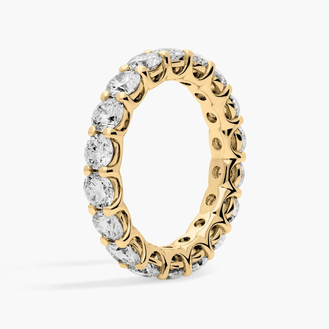 Lab-Grown Diamond Eternity Ring In 14K Rose Gold (3 Ct. tw. - F-G / VS2-SI1)