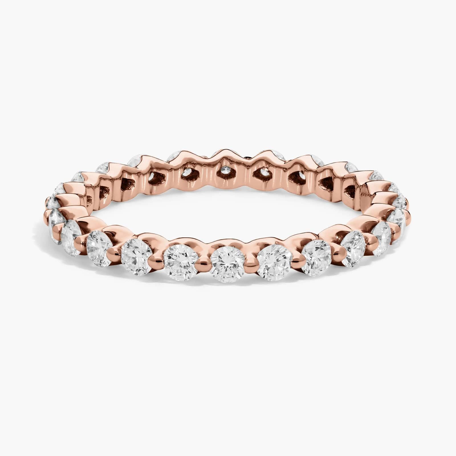 Floating Lab-Grown Diamond Eternity Ring In 10K/14K/18K Gold (1 Ct. tw. - F-G / VS2-SI1)
