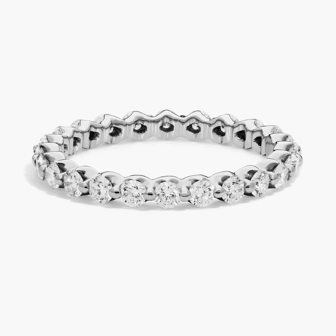 Floating Lab-Grown Diamond Eternity Ring In 10K/14K/18K Gold (1 Ct. tw. - F-G / VS2-SI1)