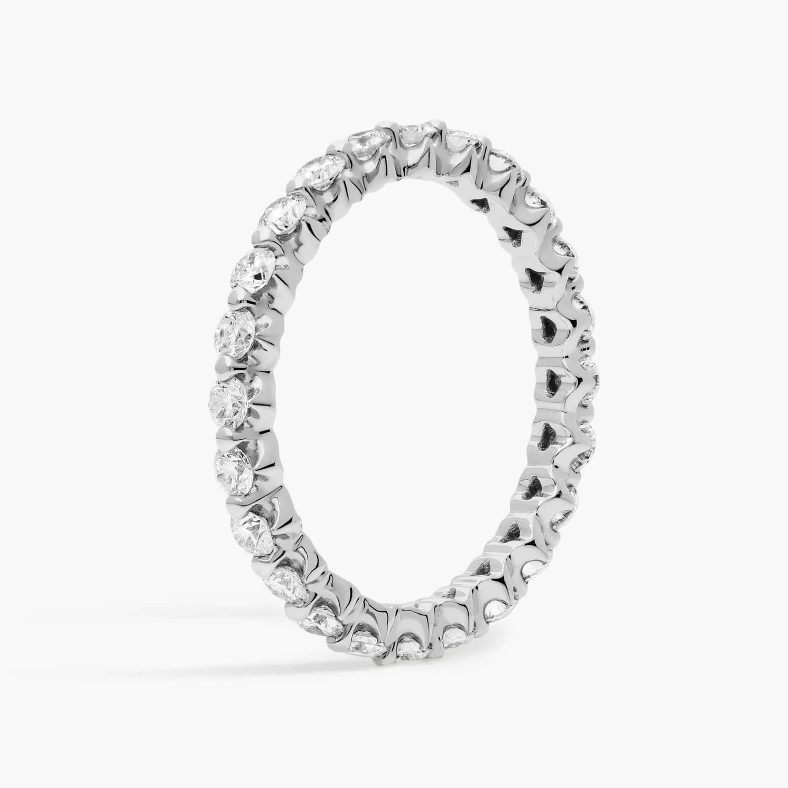 Floating Lab-Grown Diamond Eternity Ring In 10K/14K/18K Gold (1 Ct. tw. - F-G / VS2-SI1)