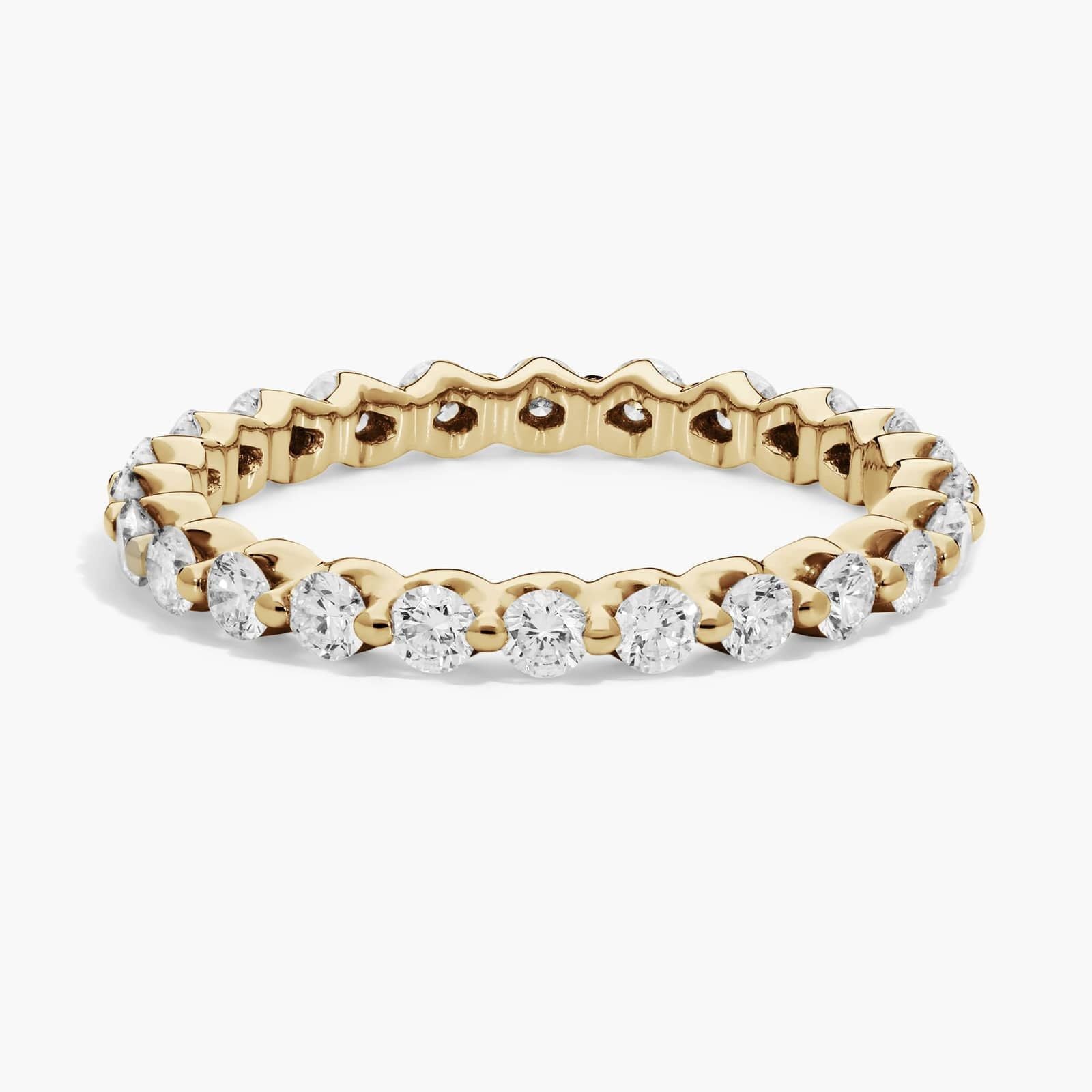 Floating Lab-Grown Diamond Eternity Ring In 10K/14K/18K Gold (1 Ct. tw. - F-G / VS2-SI1)