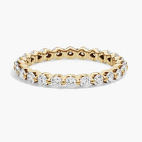 Floating Lab-Grown Diamond Eternity Ring In 10K/14K/18K Gold (1 Ct. tw. - F-G / VS2-SI1)