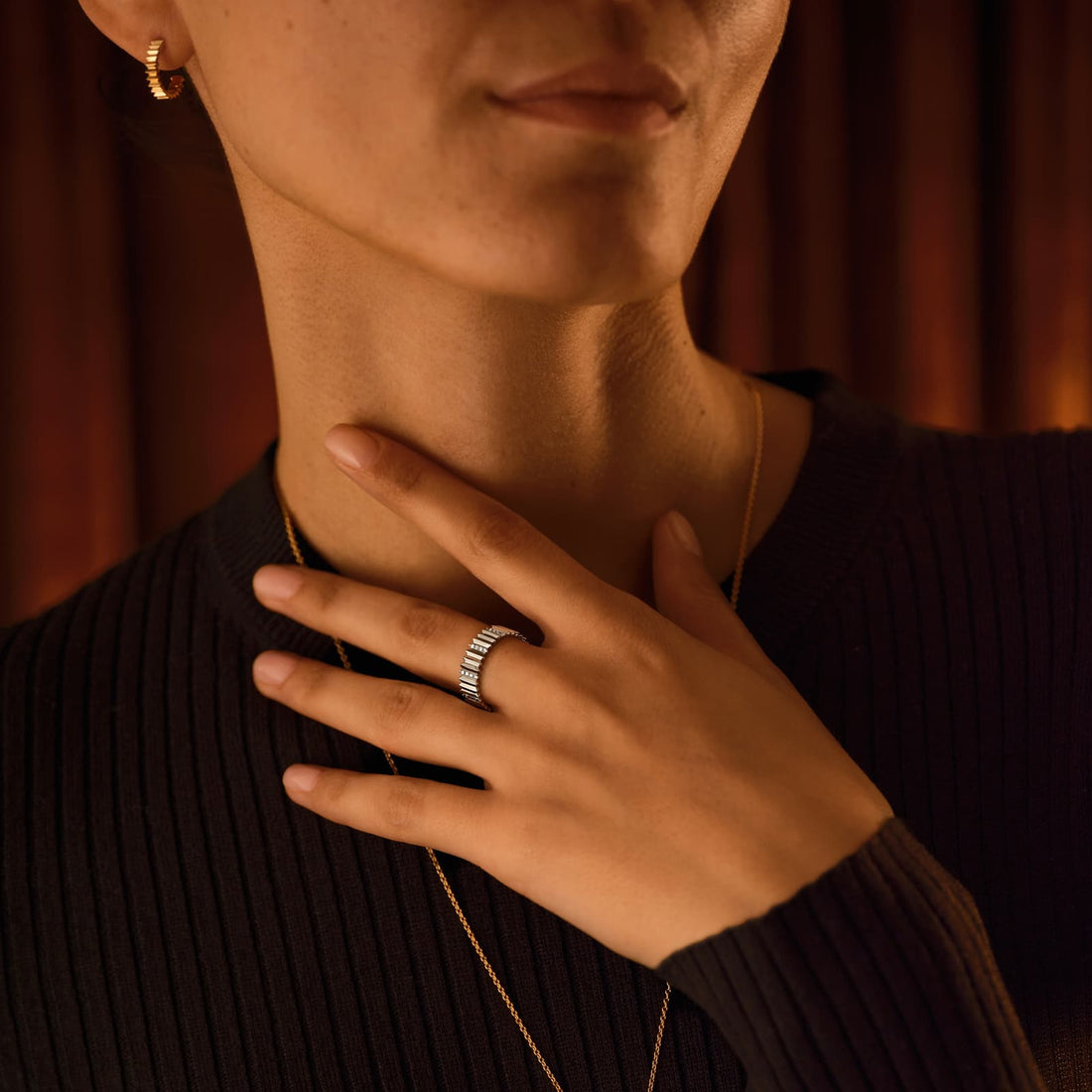 Imperium Diamond Band Gold Ring