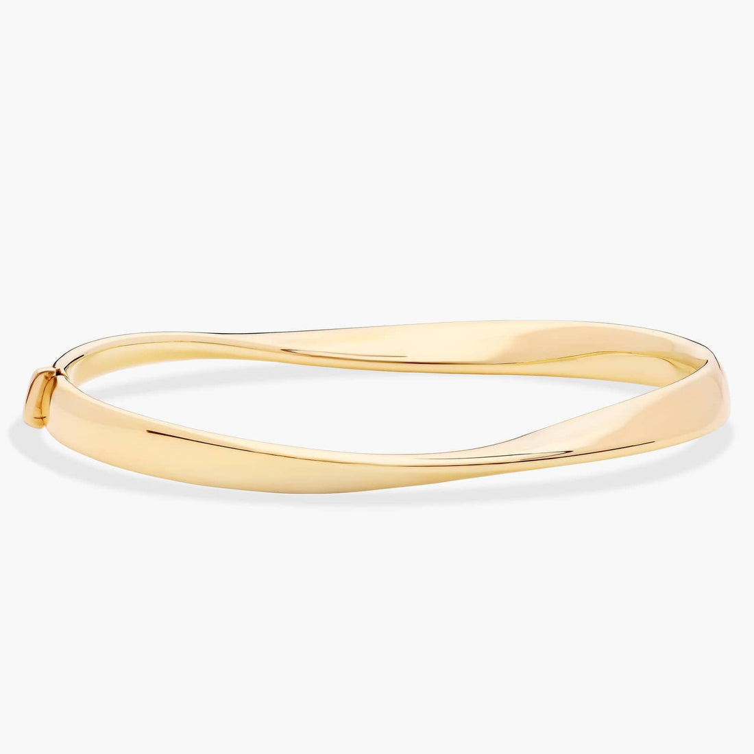 Twist Bangle in Italian Yellow Gold , Rose Gold & White Gold