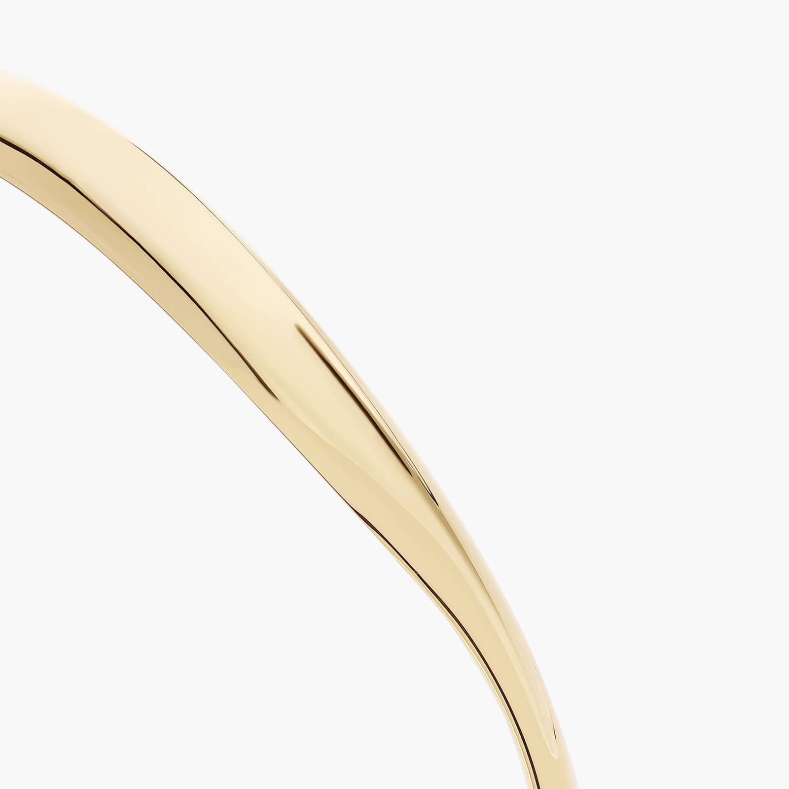 Twist Bangle in Italian Yellow Gold , Rose Gold & White Gold