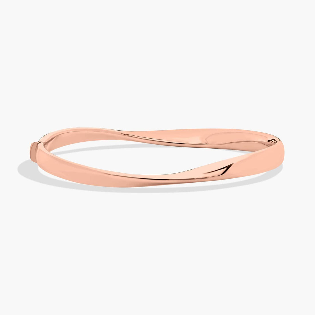 Twist Bangle in Italian Yellow Gold , Rose Gold & White Gold