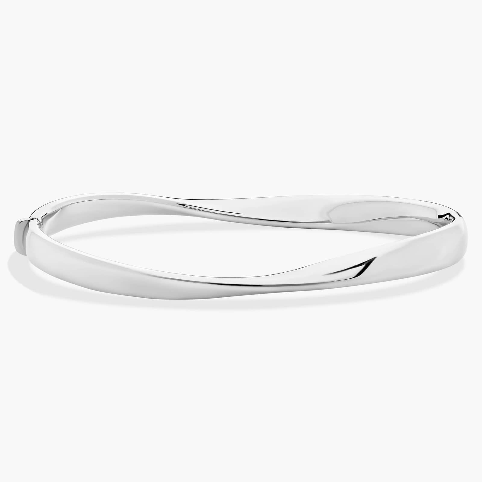 Twist Bangle in Italian Yellow Gold , Rose Gold & White Gold