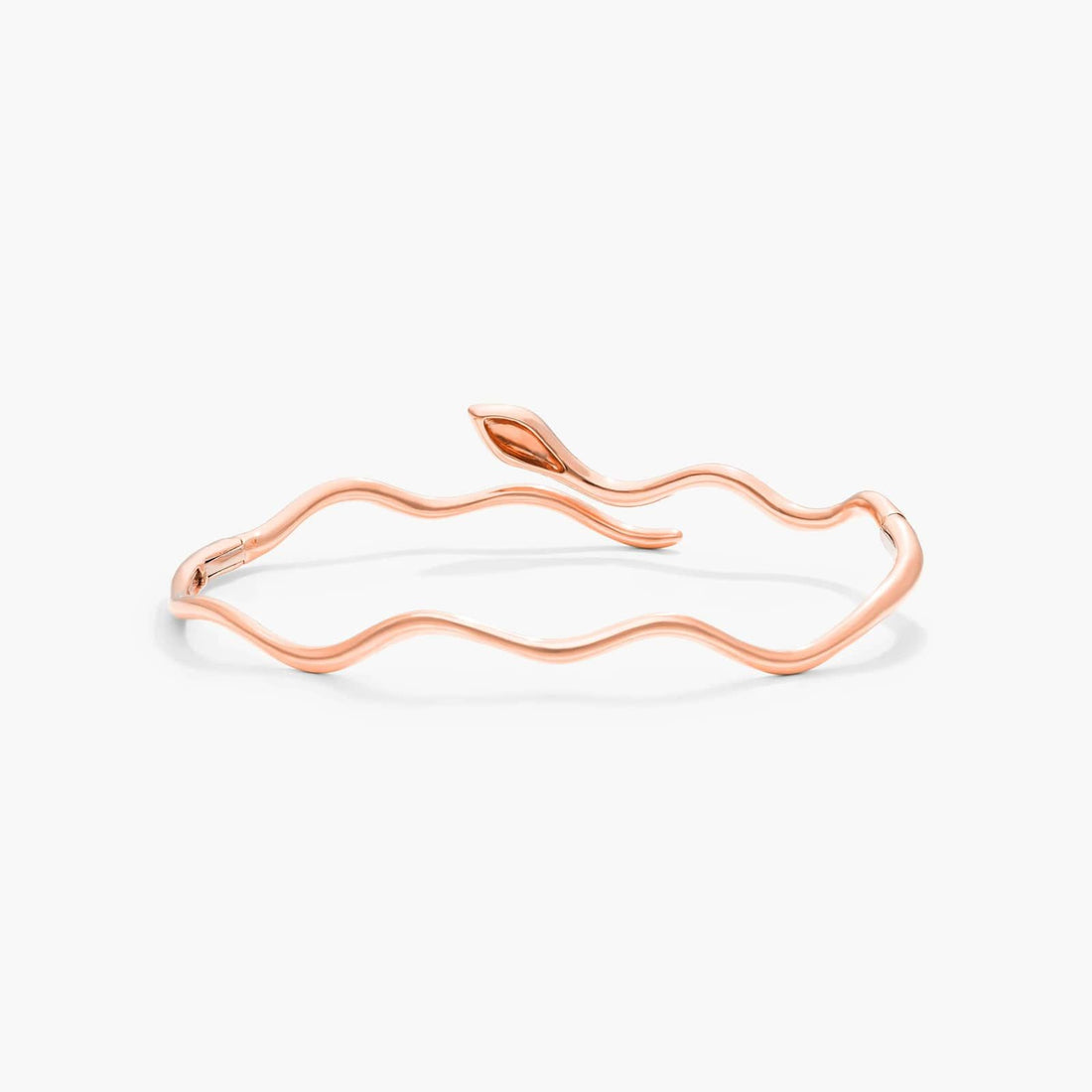 Snake Motif Diamond and Ruby Bracelet In Rose Gold & White Gold By James Allen