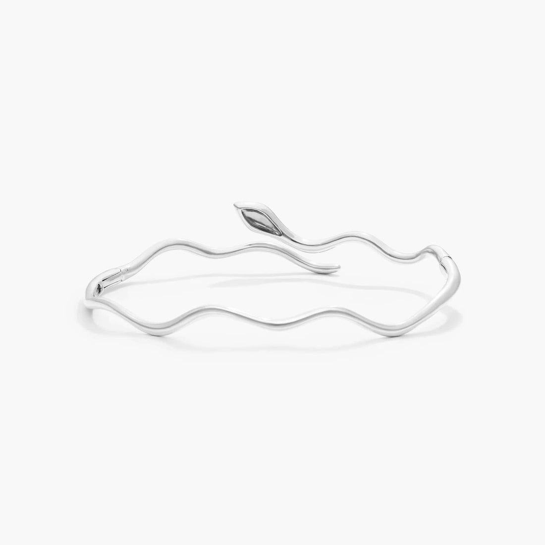 Snake Motif Diamond and Ruby Bracelet In Rose Gold & White Gold By James Allen