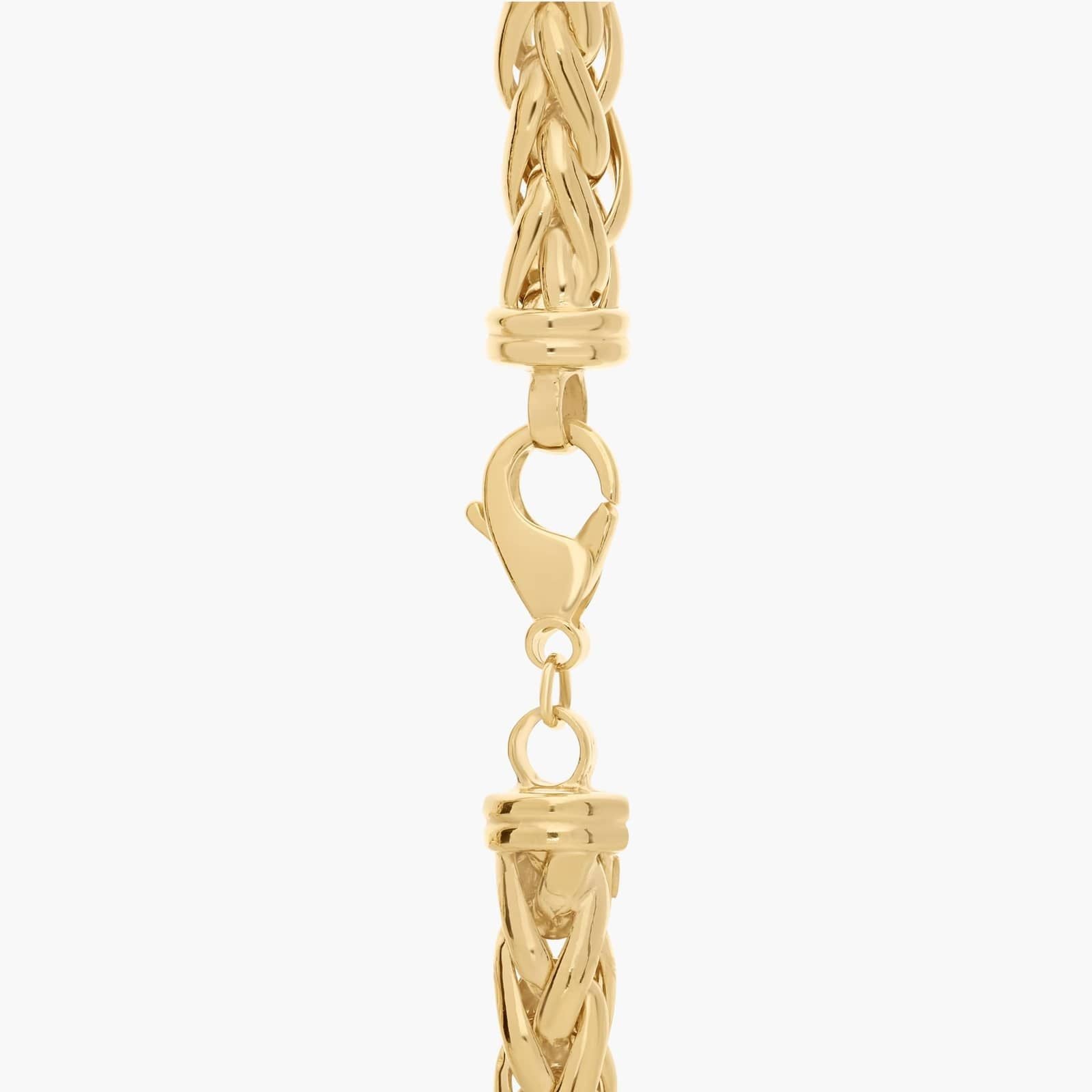 18" Woven Necklace in Yellow Gold (7.9 mm)