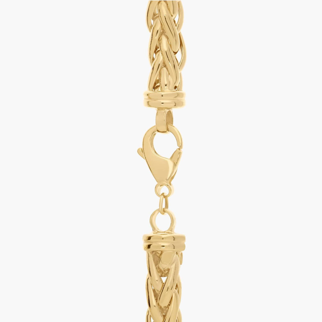 18" Woven Necklace in Yellow Gold (7.9 mm)