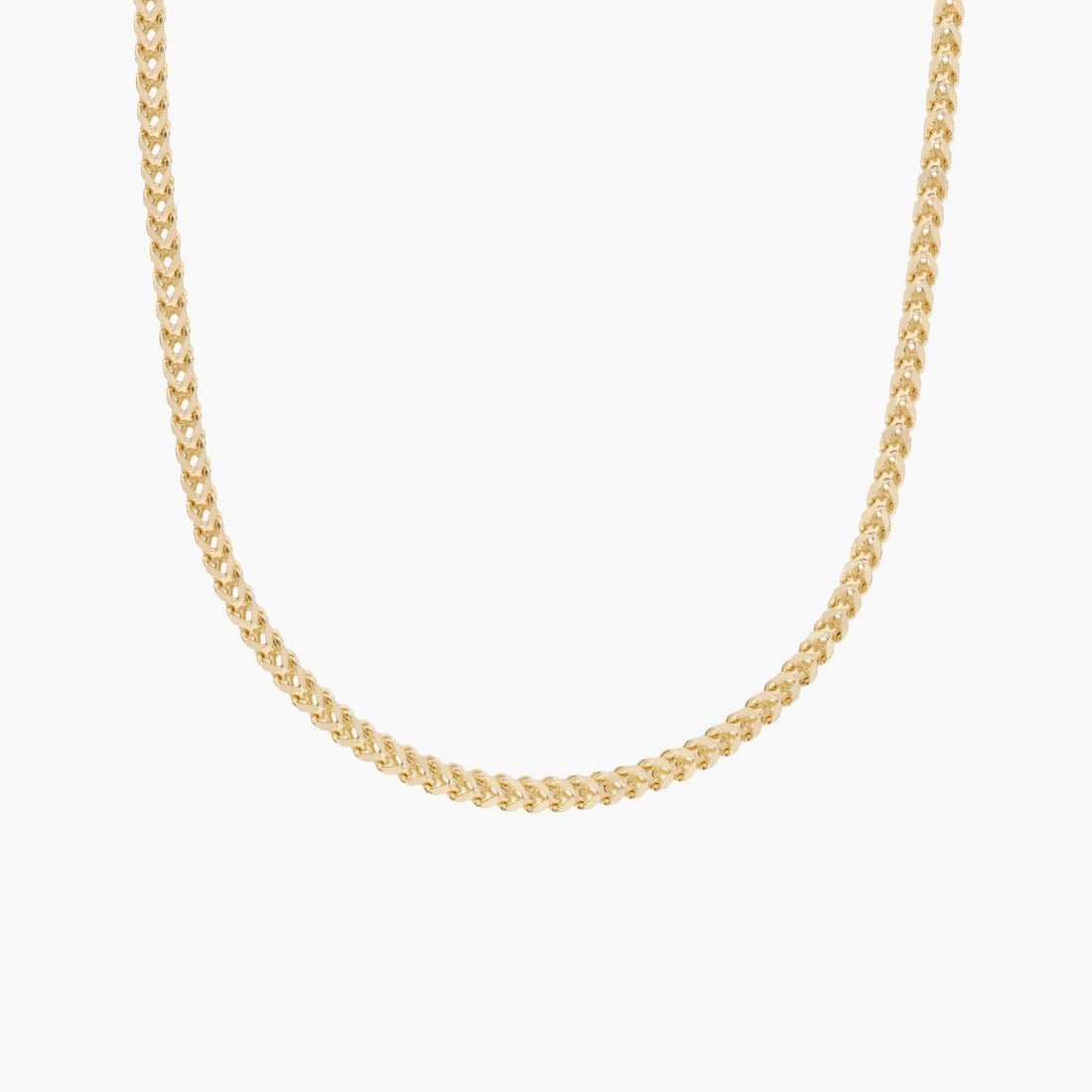 20" Franco Chain in Yellow Gold (1.3 mm)