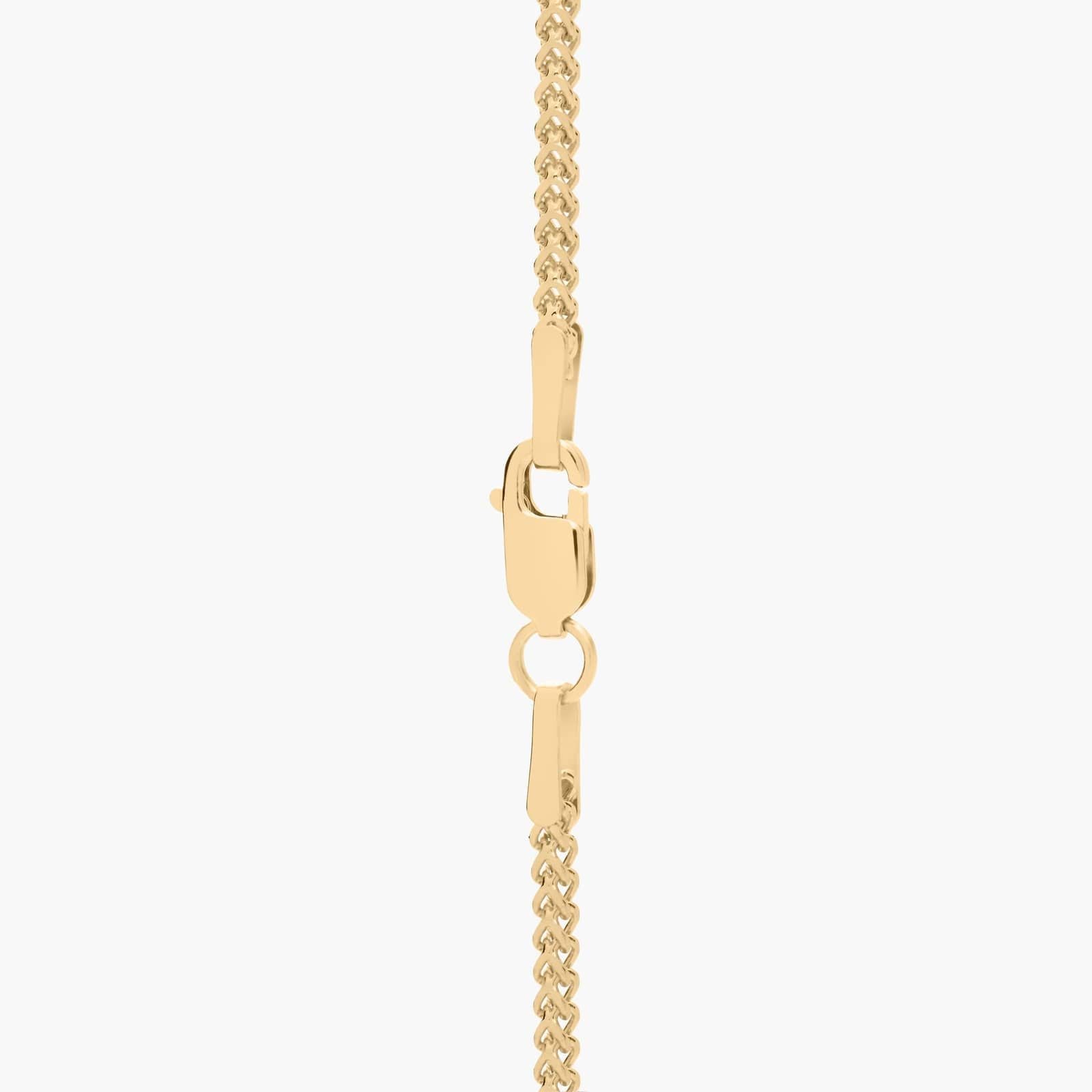 20" Franco Chain in Yellow Gold (1.3 mm)