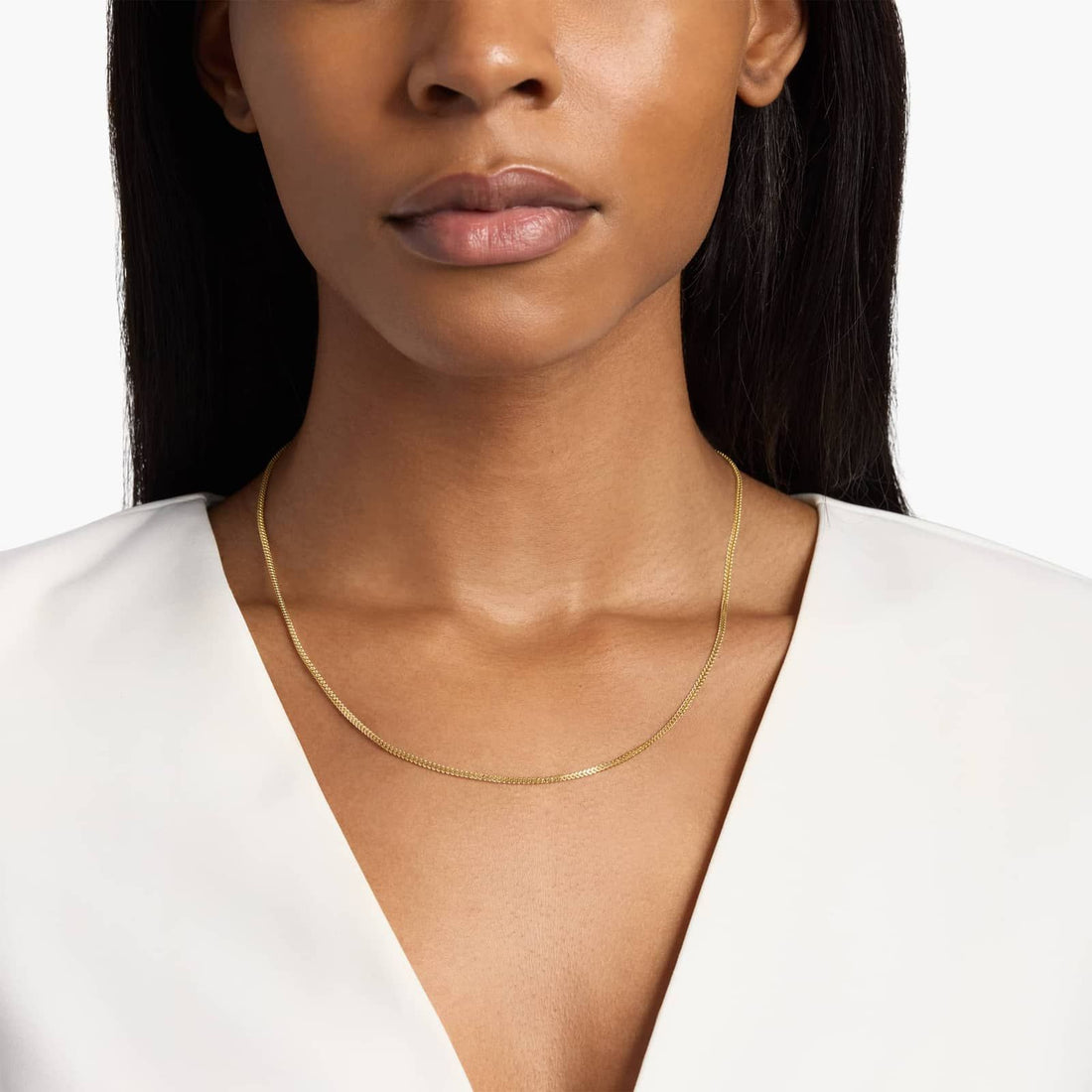 20" Franco Chain in Yellow Gold (1.3 mm)