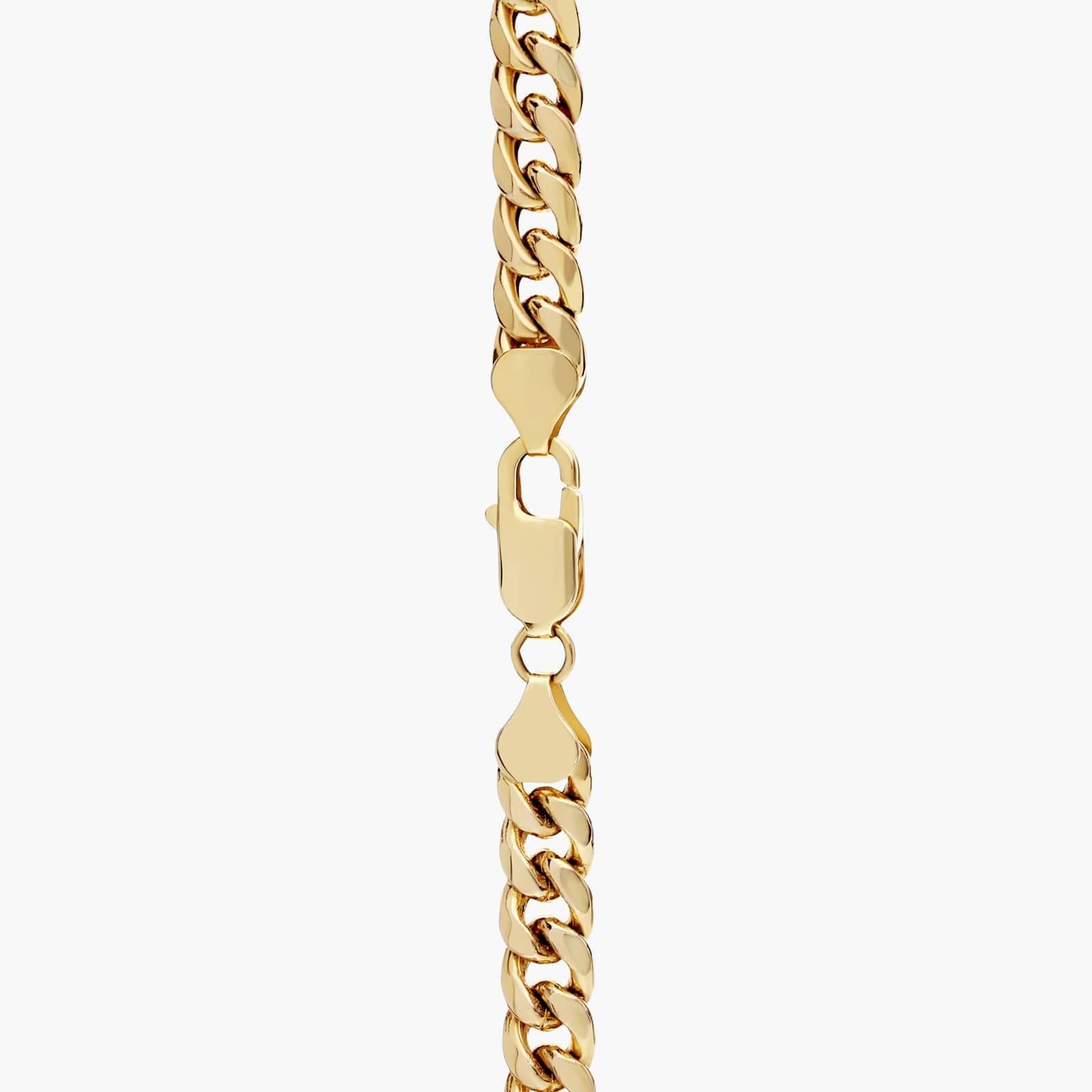 22" Miami Cuban Chain in Yellow Gold (7 mm)