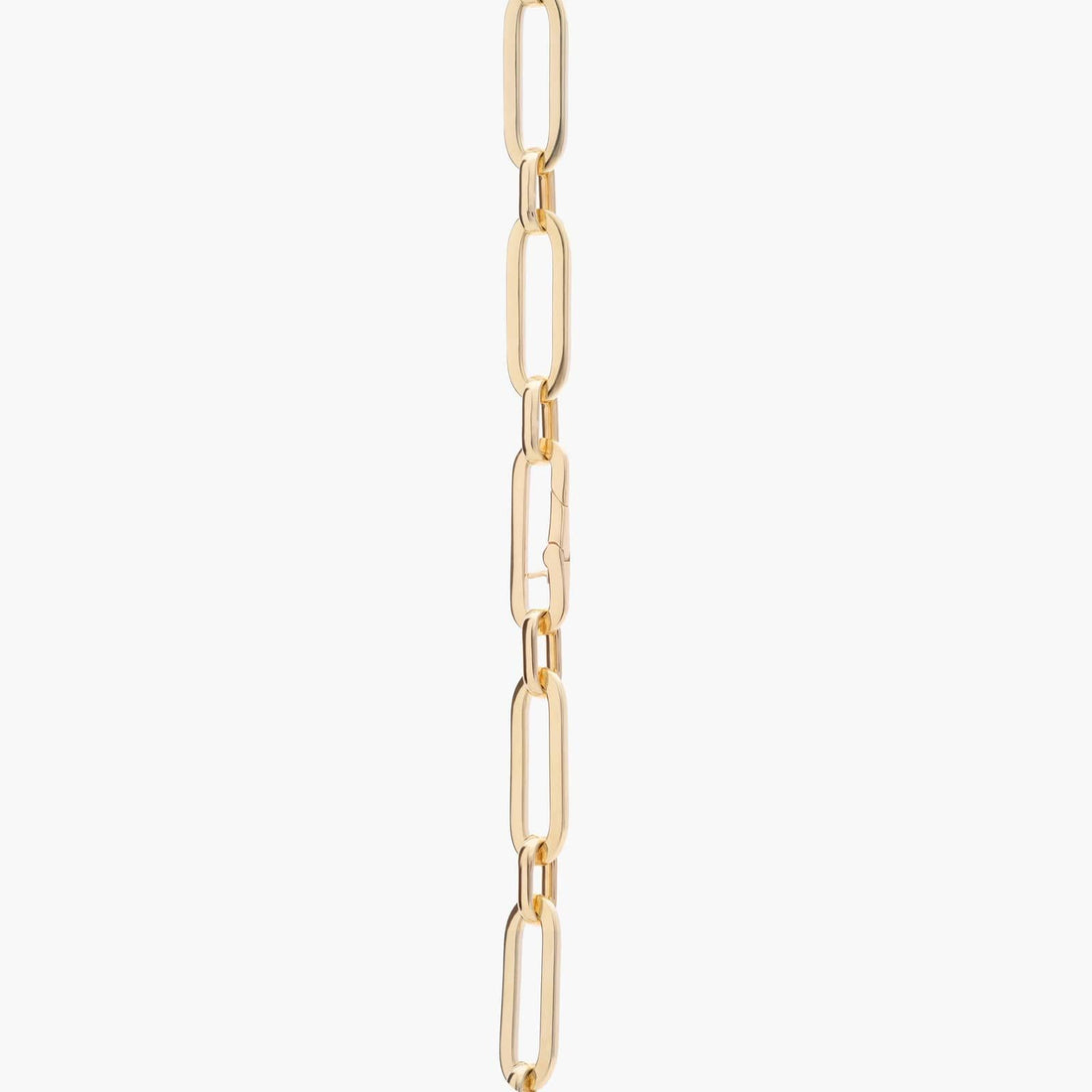 18" Oversized Links Necklace in Italian Yellow Gold (10.2 mm)
