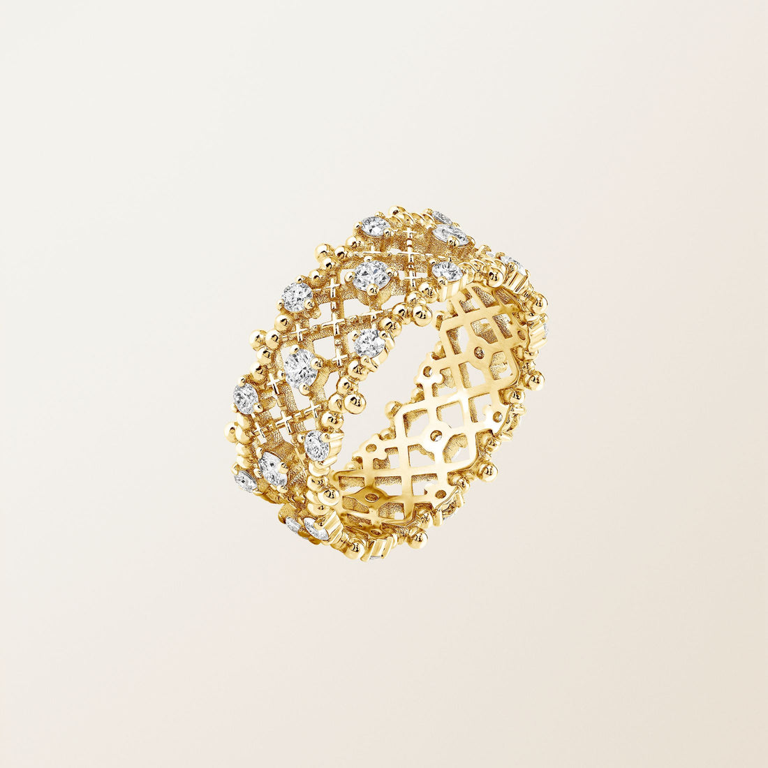 Regalia Diamond Trellis Gold Ring