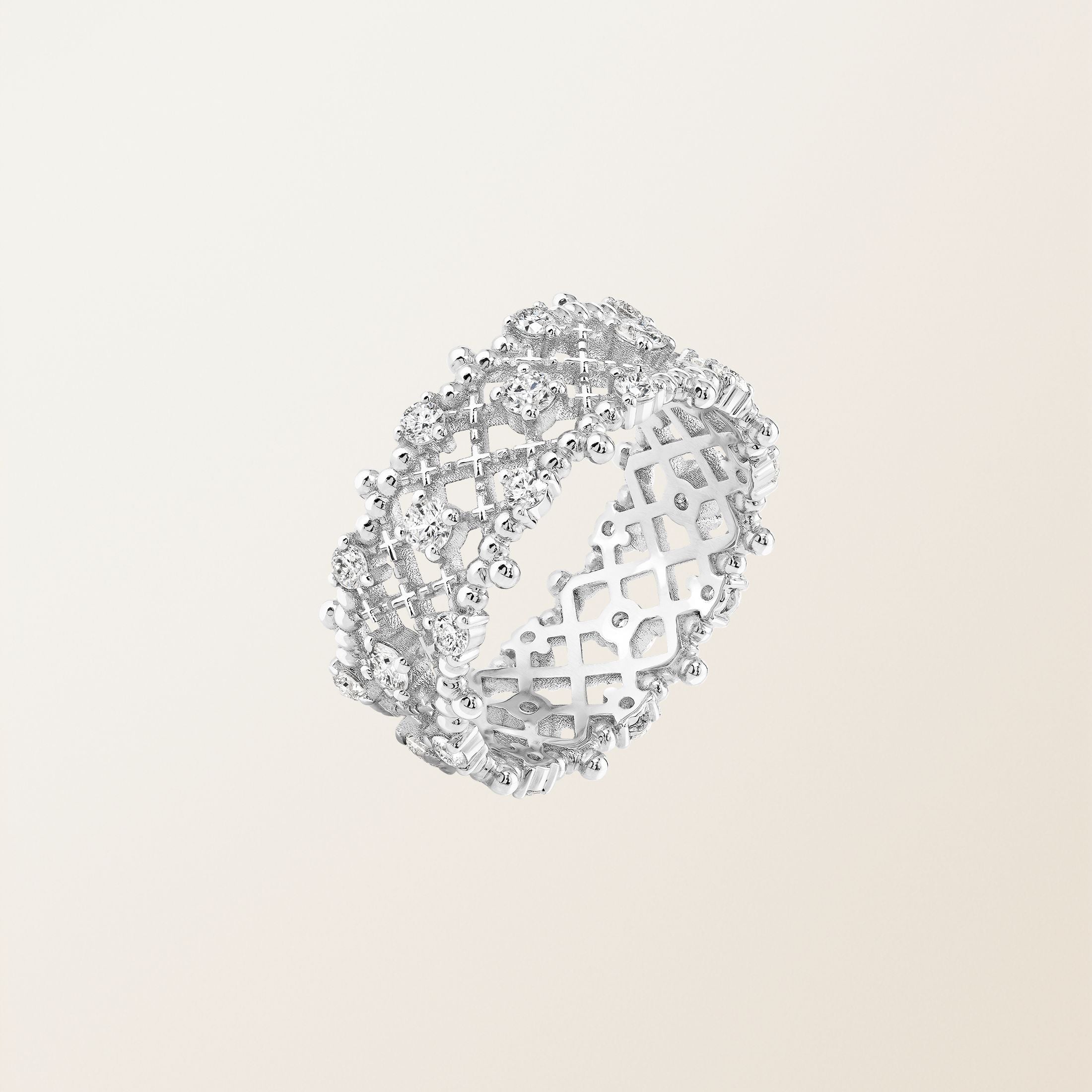 Regalia Diamond Trellis Gold Ring
