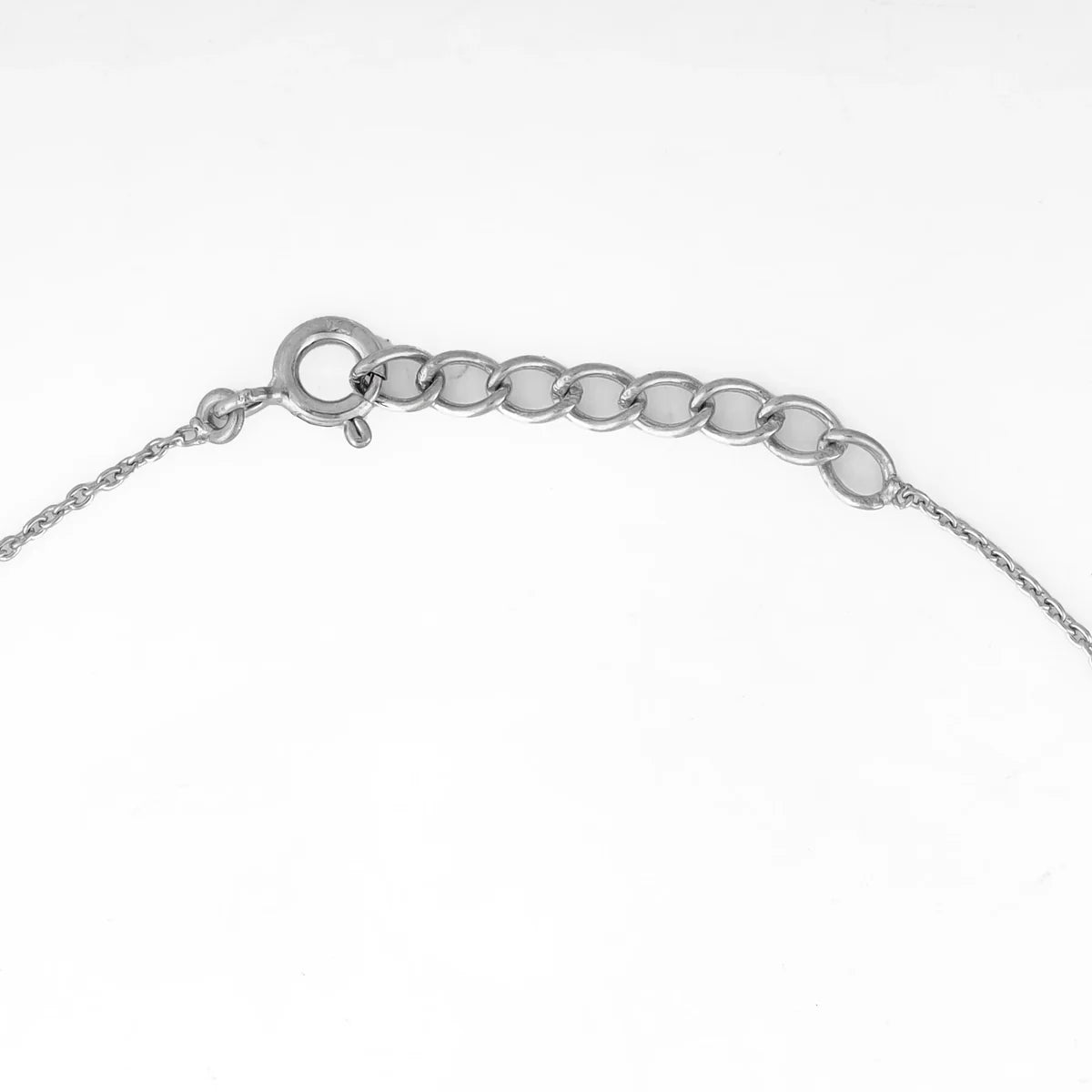 Celestial Sparkle Station Diamond Anklet in 925 Sterling Silver