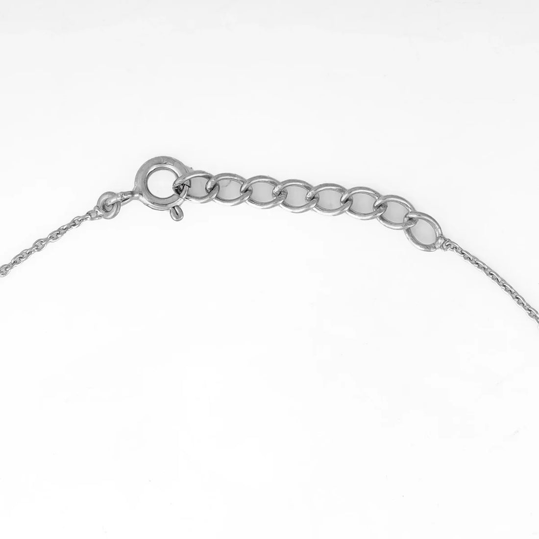 Celestial Sparkle Station Diamond Anklet in 925 Sterling Silver