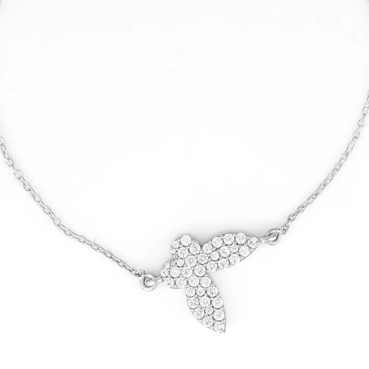 Butterfly Anklet Made With Pure 925 Silver