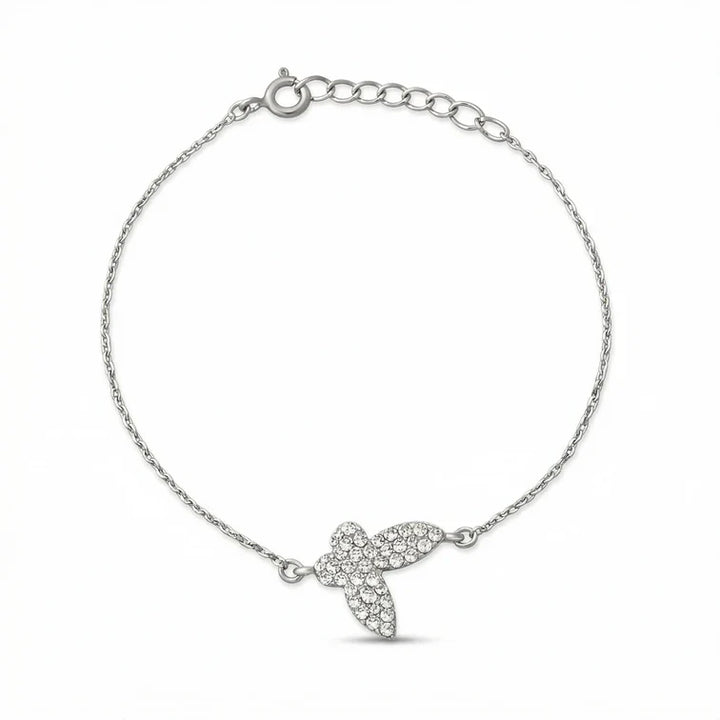 Butterfly Anklet Made With Pure 925 Silver