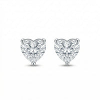 BVD jewels 925 Silver Heart Shape Earrings Or Mini Studs Silver Jewellery for Women & Girl's | Great for Gifting Made With Pure 925 Silver
