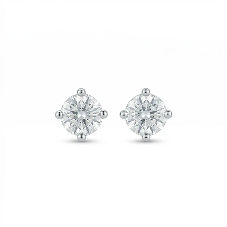 BVD jewels 925 Silver Round Earrings Or Mini Studs Silver Jewellery for Women & Girl's | Great for Gifting