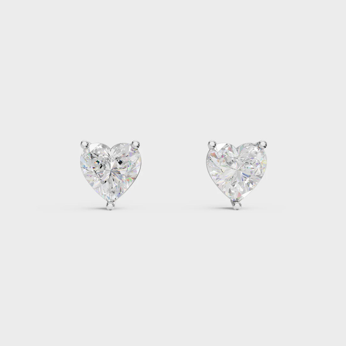 Heart-Shaped Diamond Pendant Set for Women Made With Pure 925 Silver