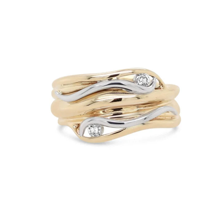 The Ondine Band Gold ring