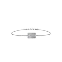 Sparkle Grid Bracelet – Modern Shine Meets Minimal Elegance Made With Pure 925 Silver