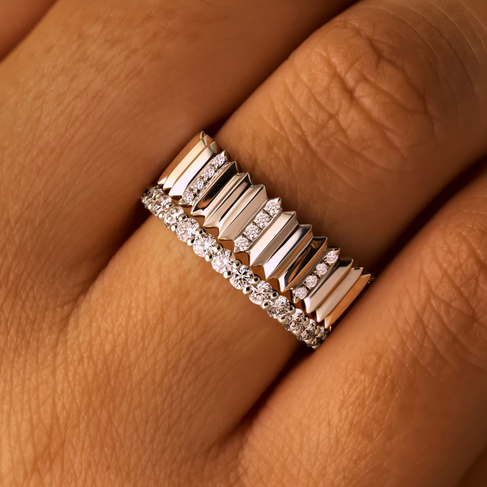 Imperium Diamond Band Gold Ring