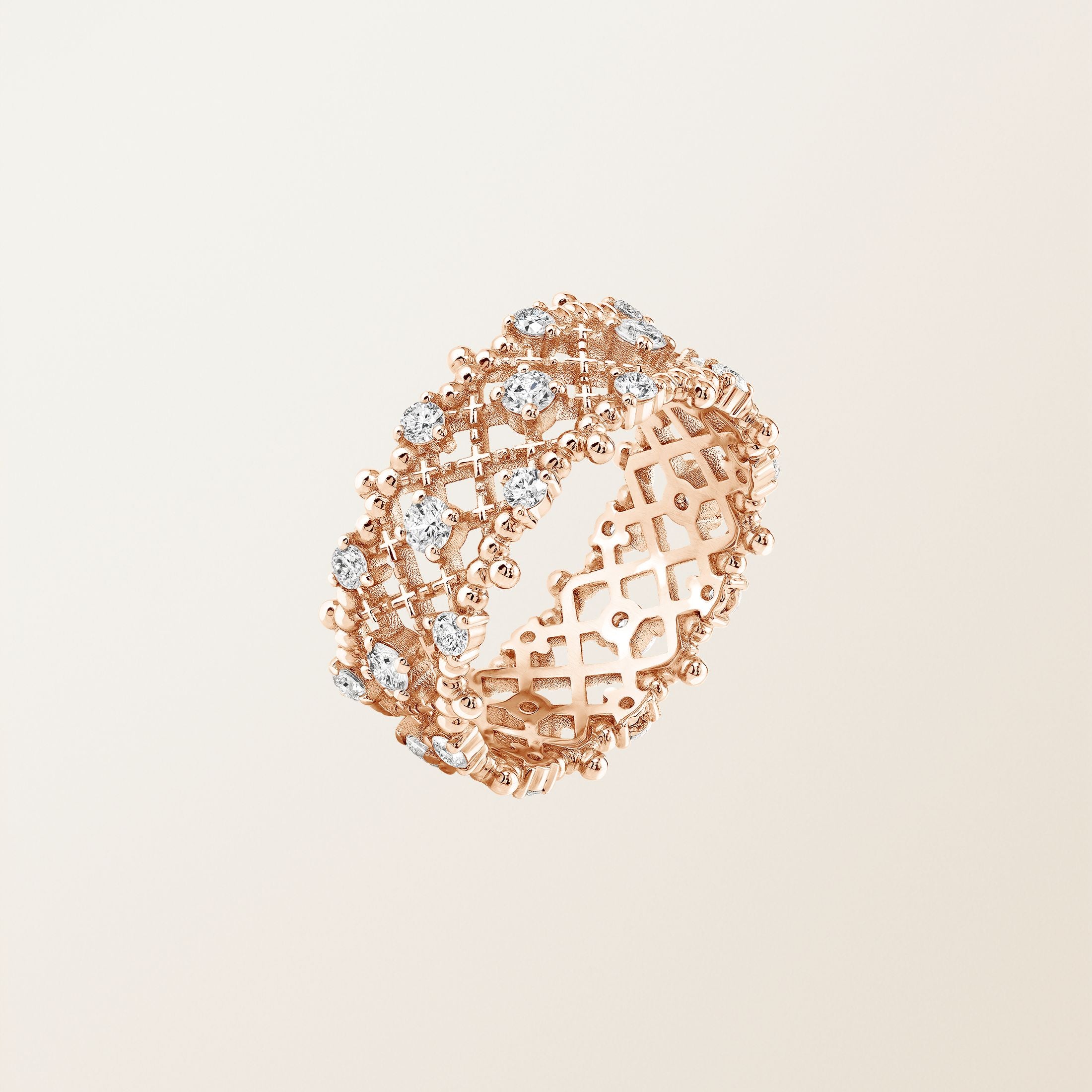 Regalia Diamond Trellis Gold Ring