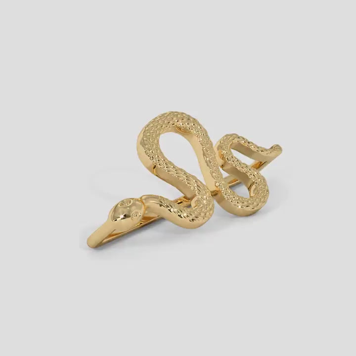 Gold Snake Watch Band Charm — Apple Watch Edition